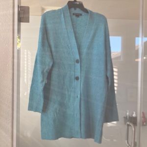 Extra long Something Navy cardigan